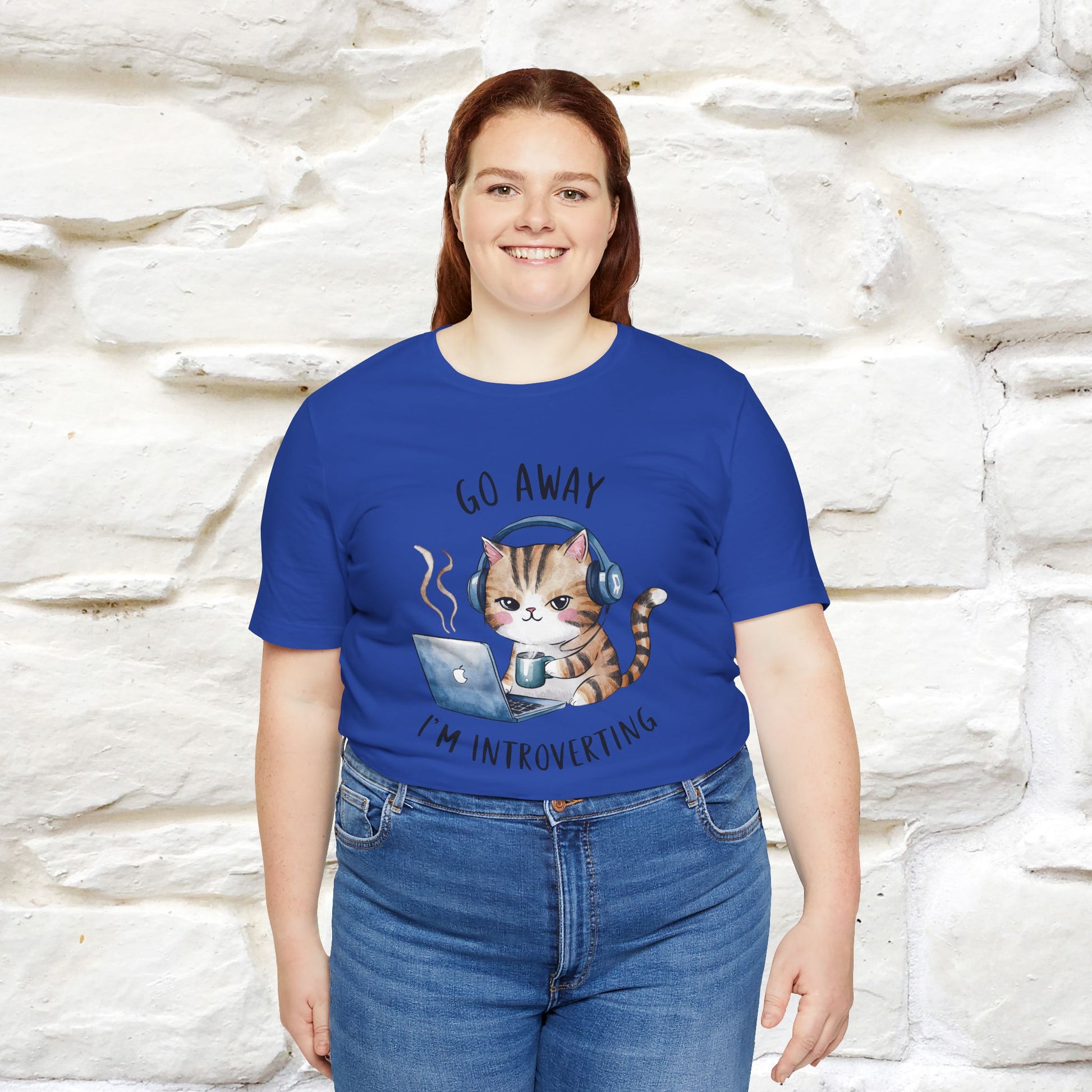 ''Go Away, I’m Introverting'' | Cat T-Shirt | Nunu&Miao Studio - Nunu&Miao Studio