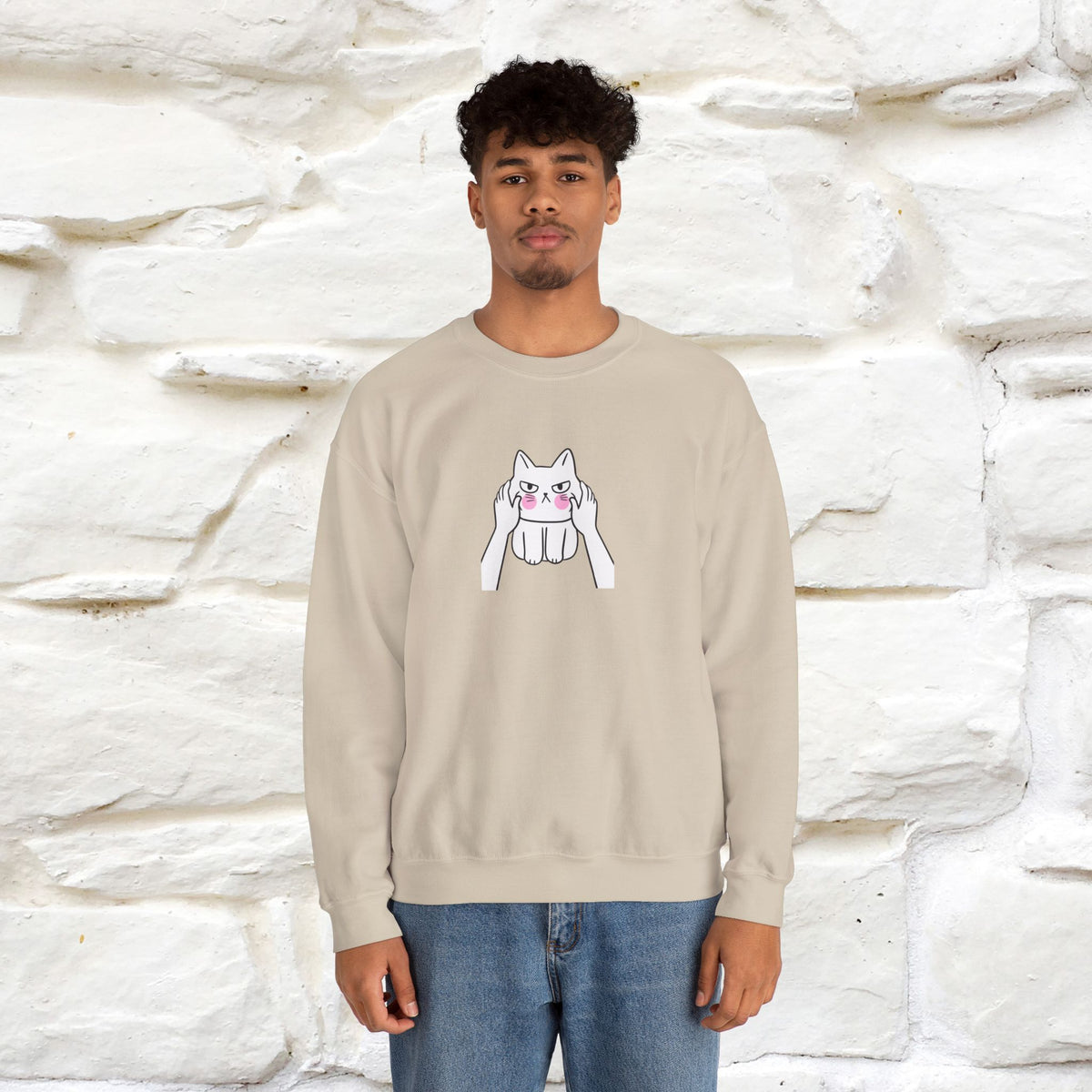 ''Leave Me Alone'' |Cat Sweatshirt | Nunu&Miao Studio