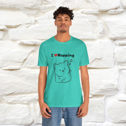 "I Love Napping" Cat T-Shirt | Nunu&Miao Studio - Nunu&Miao Studio