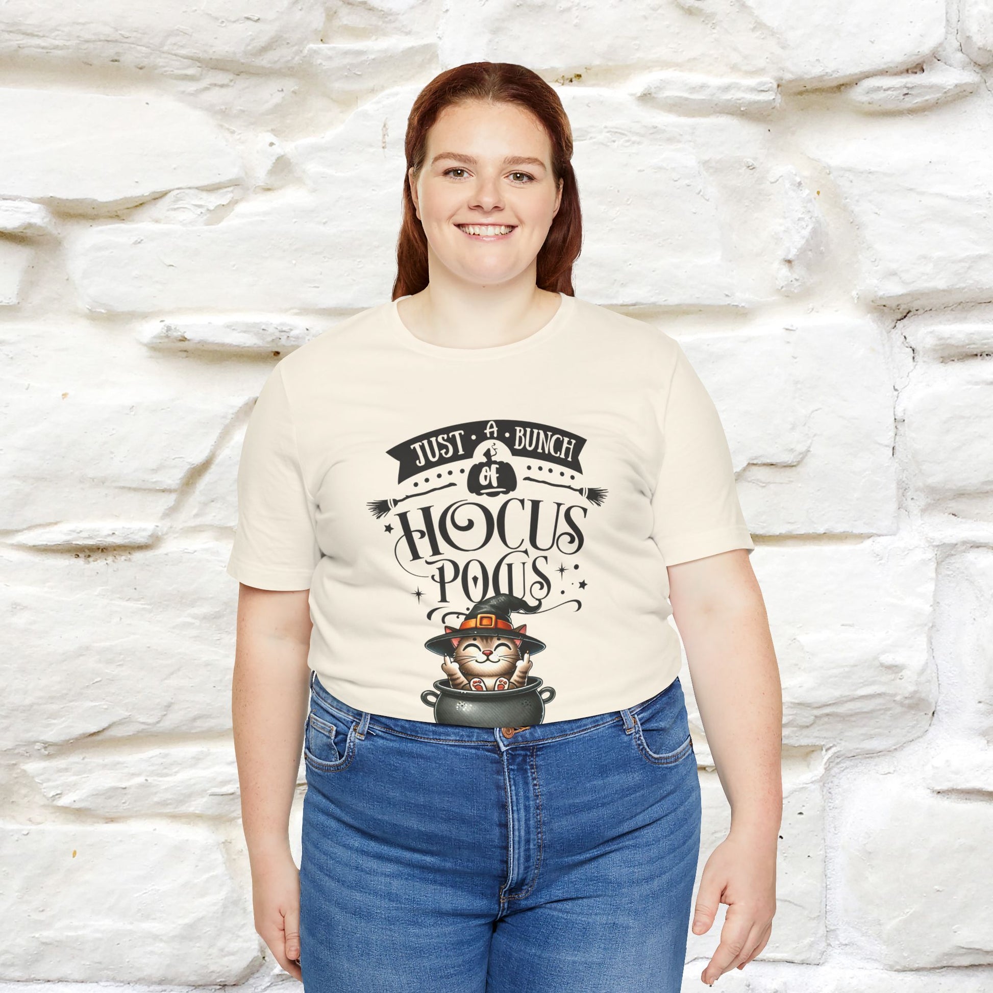 "Just A Bunch Of Hocus Pocus" Cat  T-shirt |Nunu&Miao Studio - Nunu&Miao Studio