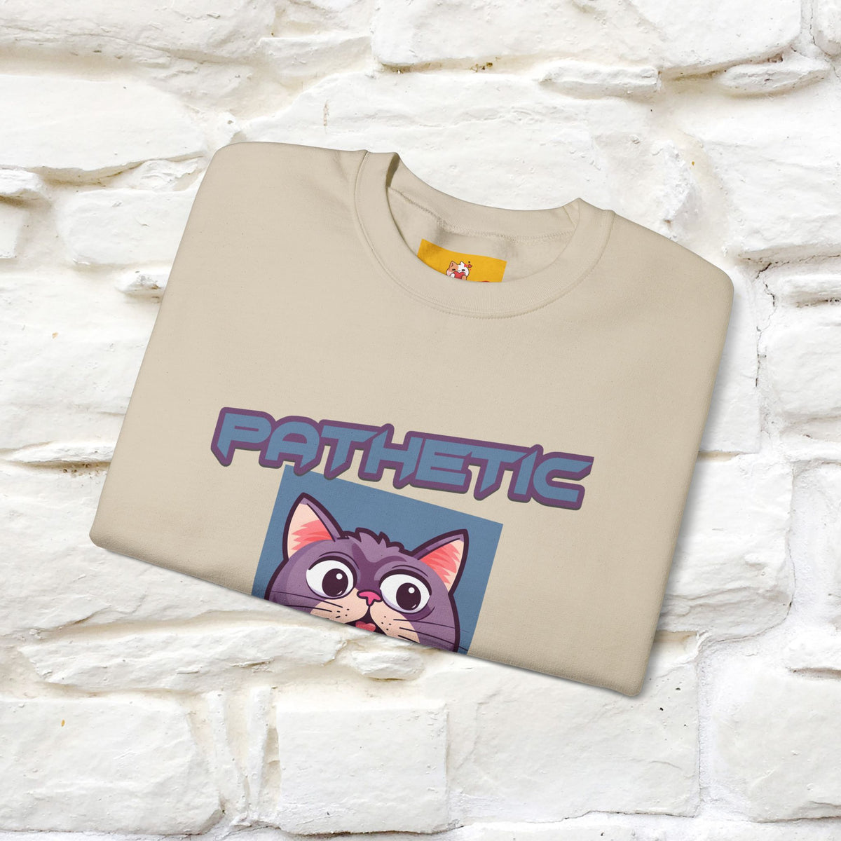 ''Pathetic Human'' |Cat Sweatshirt | Nunu&Miao Studio