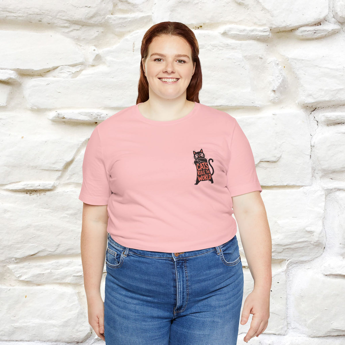 “Cats Rule The World” |Cat T-Shirt | Front & Back Design | Nunu&Miao Studio