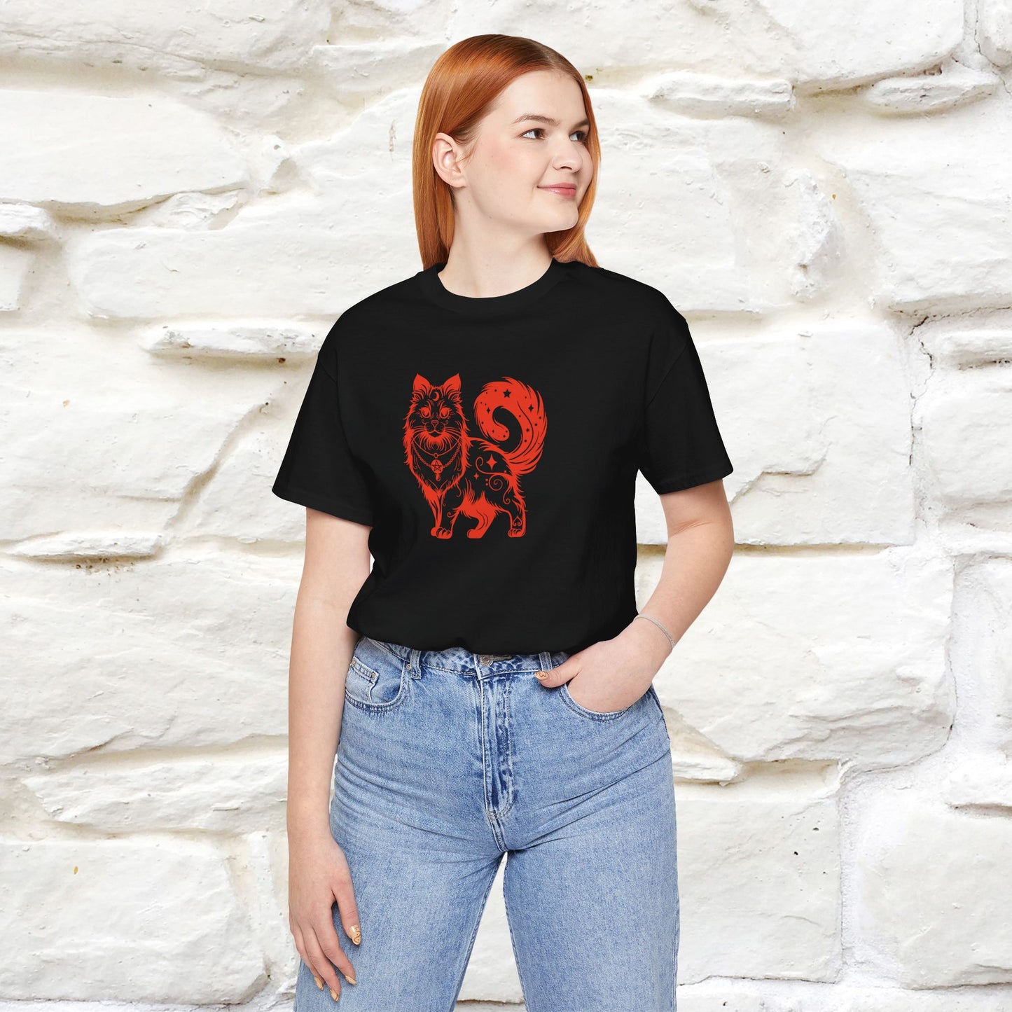 "The Third Eye'' Cat T-Shirt Front and Back Design | Nunu&Miao Studio - Nunu&Miao Studio