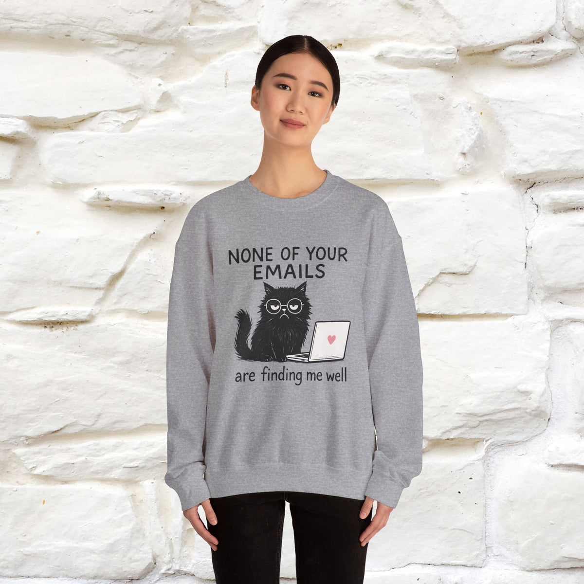 ''None Of Your Emails ...'' | Cute Cat Sweatshirt | Nunu&Miao Studio