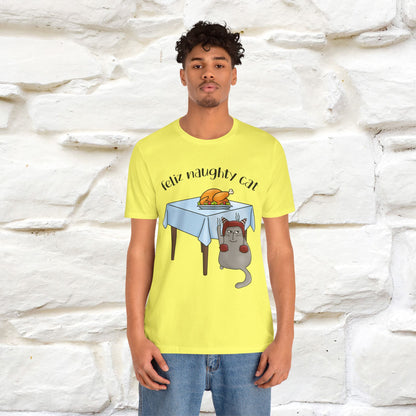 "Feliz Naughty Cat" |Funny Cat T-Shirt | Nunu&Miao Studio