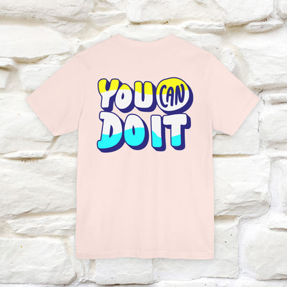 "You Can Do It'' | Front & Back Design | Nunu&Miao Studio - Nunu&Miao Studio