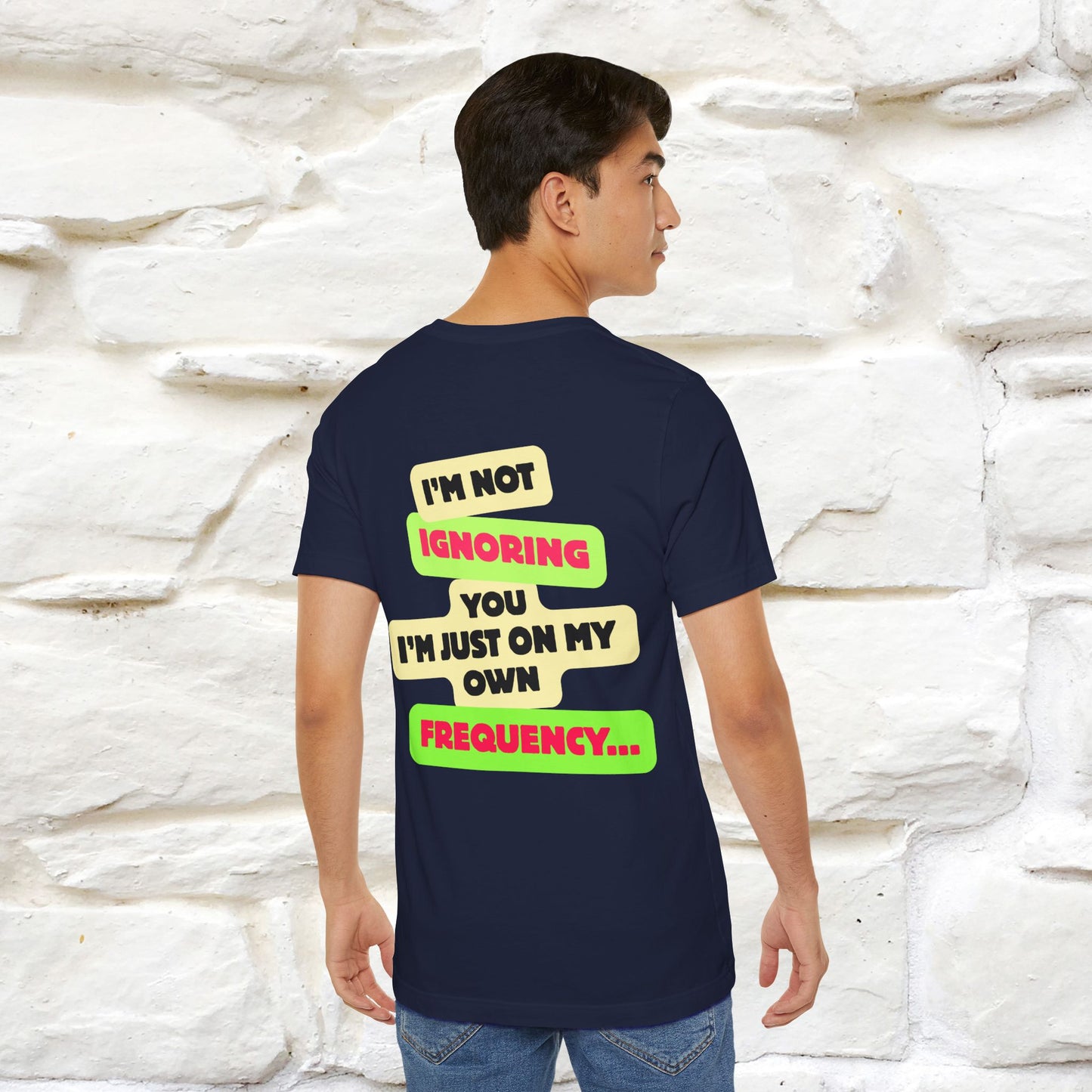 "I'm Not Ignoring You. I'm Just  .. " Cat T-Shirt | Front & Back Design | Nunu&Miao Studio - Nunu&Miao Studio