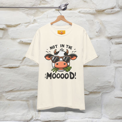 Not In The Moood – Funny Cow Pun T-Shirt | Nunu & Miao Studio - Nunu&Miao Studio