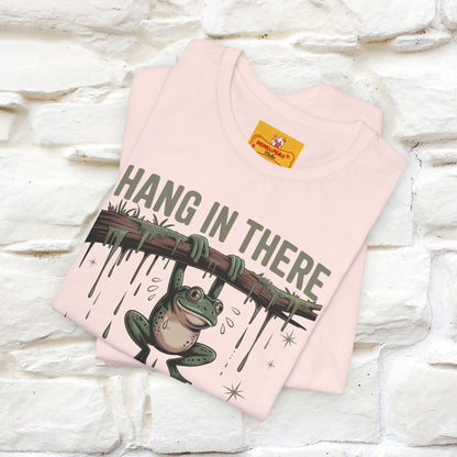 "Hang In There" Funny T-shirt |Nunu&Miao Studio - Nunu&Miao Studio
