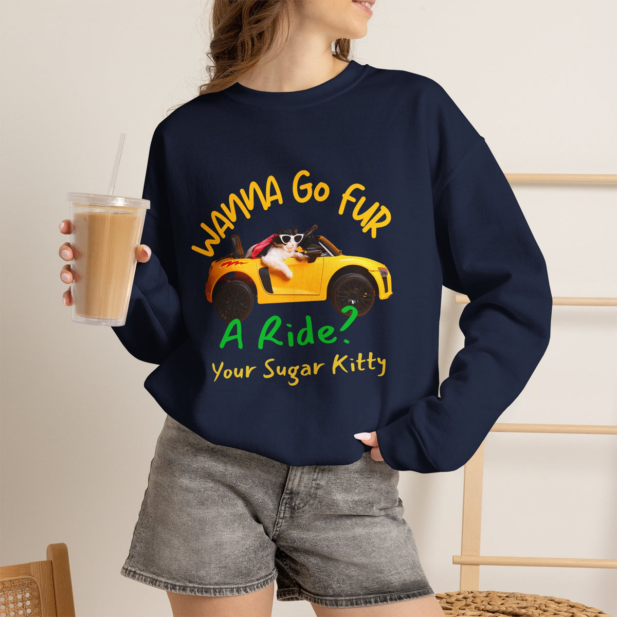 ''Sugar Kitty'' |Cat Sweatshirt | Nunu&Miao Studio