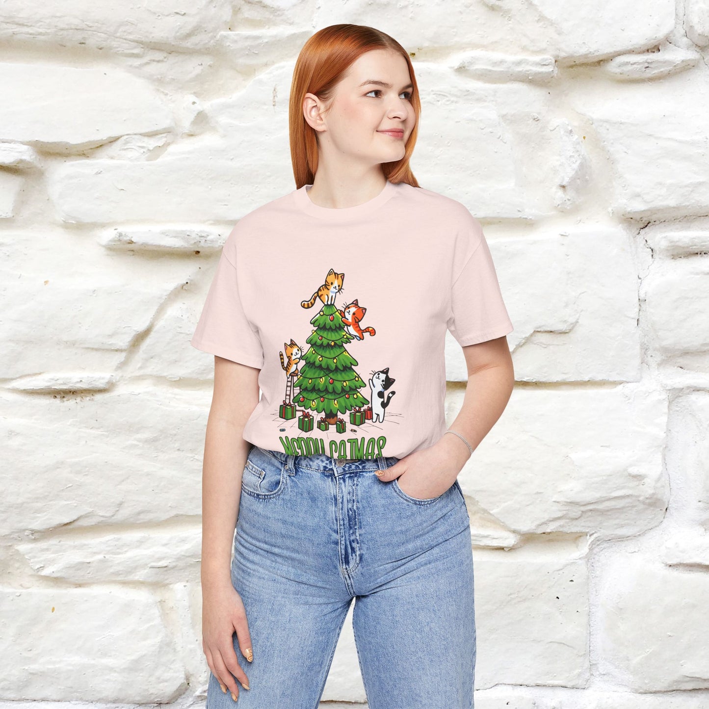 ''Merry Catmas'' | Cattitude Christmas Tee| Nunu&Miao Studio - Nunu&Miao Studio