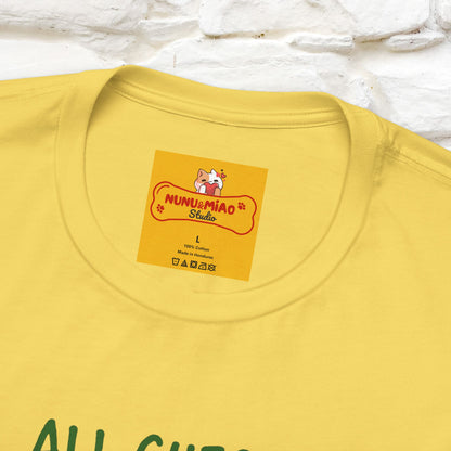 "All Guest Must Be Approved By The Cat - NO,MAYBE" Cat T-shirt |Nunu&Miao Studio