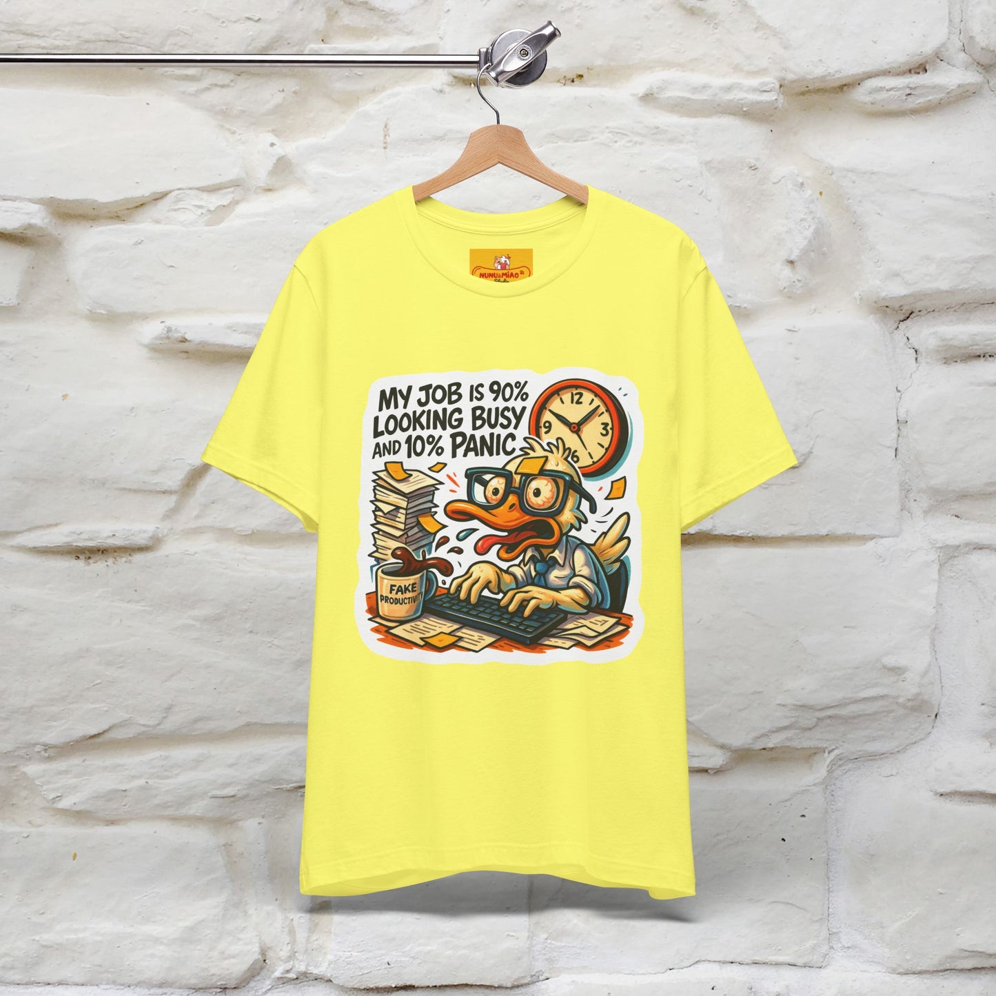 '' My Job is 90% Looking Busy ... |  Sarcastic T-Shirt | Nunu&Miao Studio