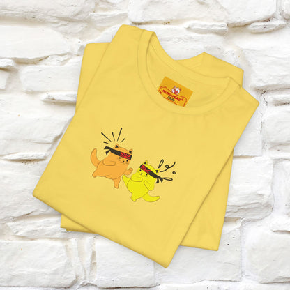 "You Have the Power to Protect Your Peace" Cat T-Shirt| Front & Back Design | Nunu&Miao Studio - Nunu&Miao Studio