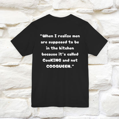 ’“When I realize men are ...." Funny Cat T-Shirt | Nunu&Miao Studio