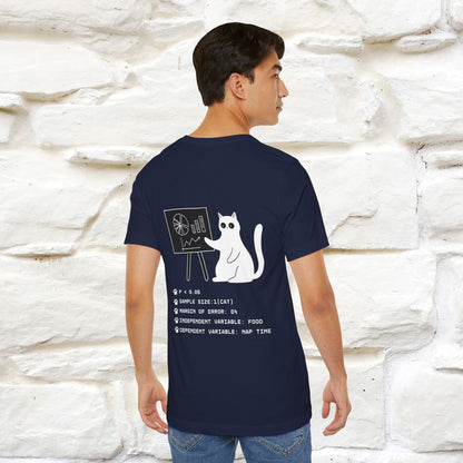 “Trust me, I’m statistically significant.”|  Cat T-Shirt | Front & Back Design | Nunu&Miao Studio
