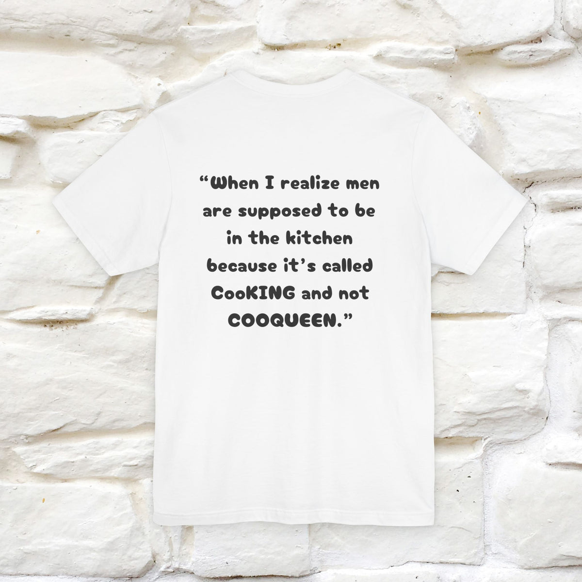 ’“When I realize men are ...." Funny Cat T-Shirt | Nunu&Miao Studio