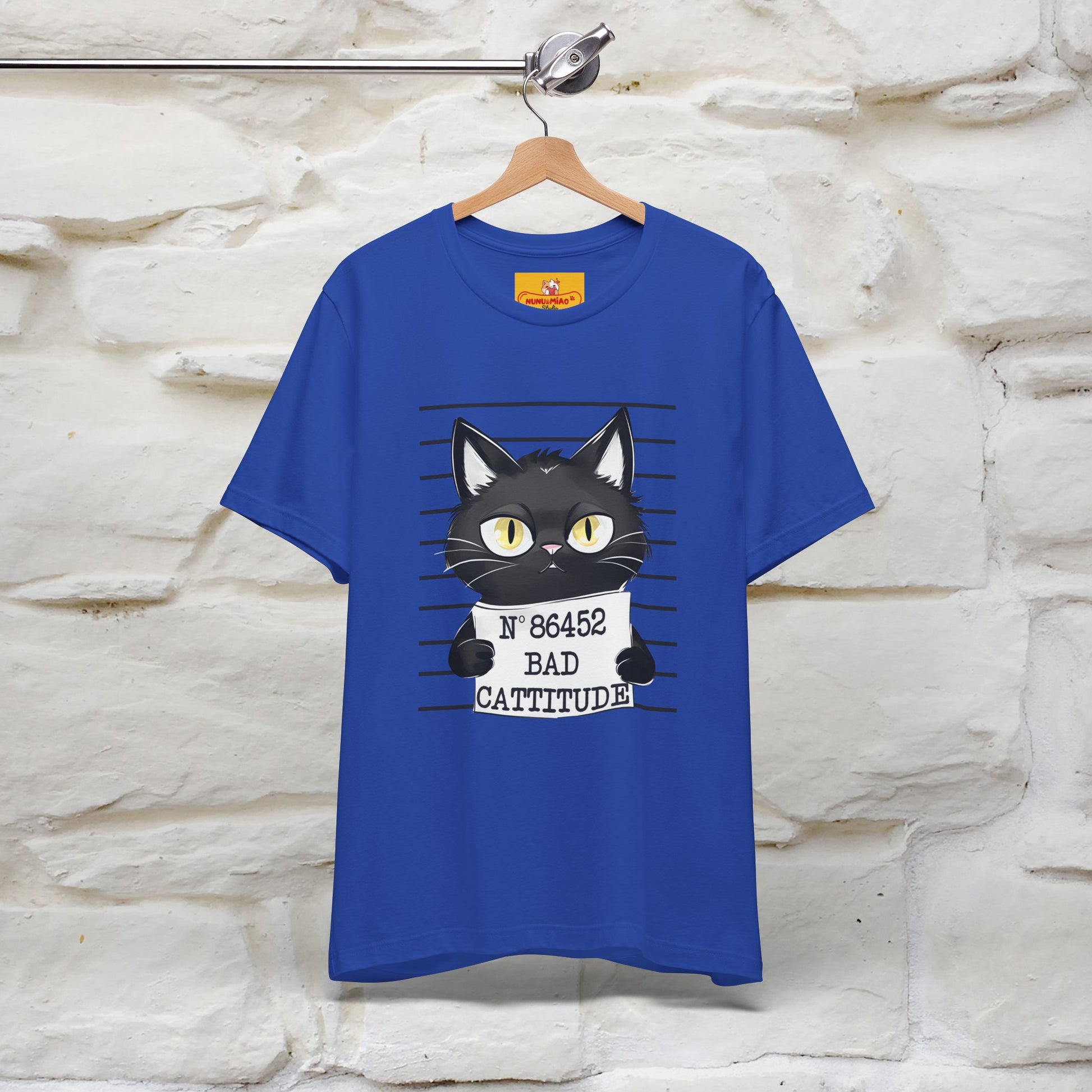 "Bad Cattitude" Cat T-Shirt | Nunu&Miao Studio - Nunu&Miao Studio