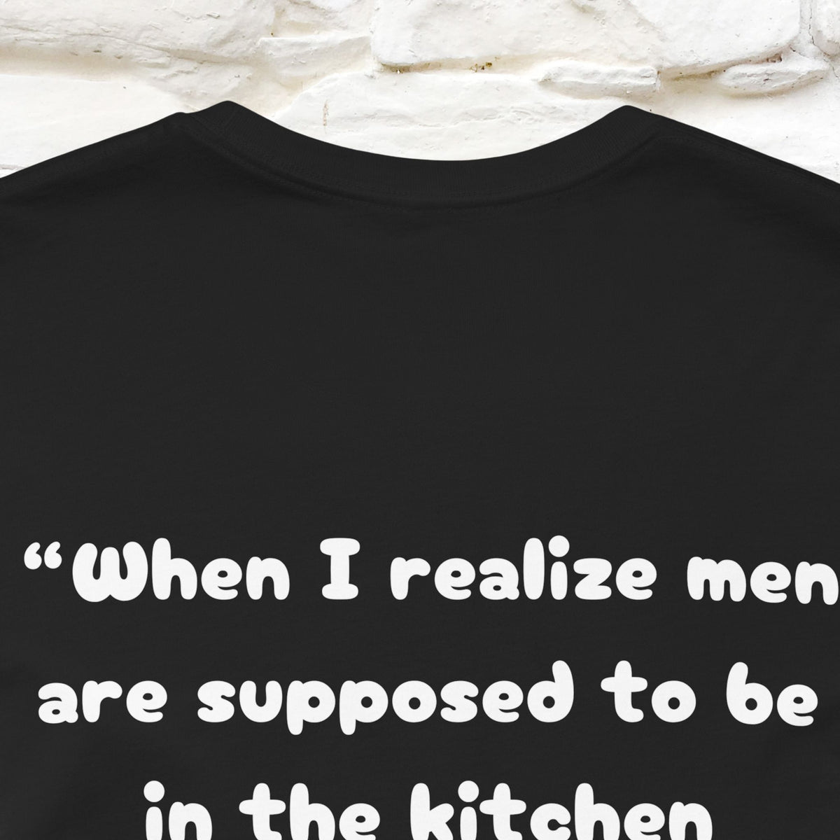 ’“When I realize men are ...." Funny Cat T-Shirt | Nunu&Miao Studio