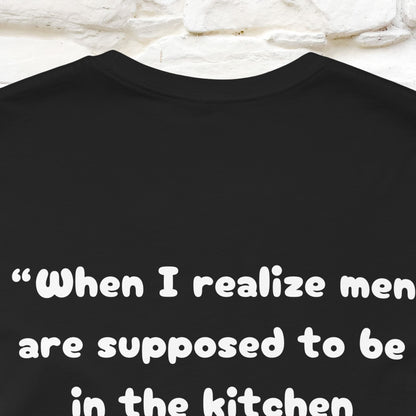 ’“When I realize men are ...." Funny Cat T-Shirt | Nunu&Miao Studio