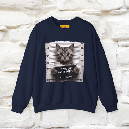 "I Tore The Toilet Paper.'' |Cat Sweatshirt | Nunu&Miao Studio