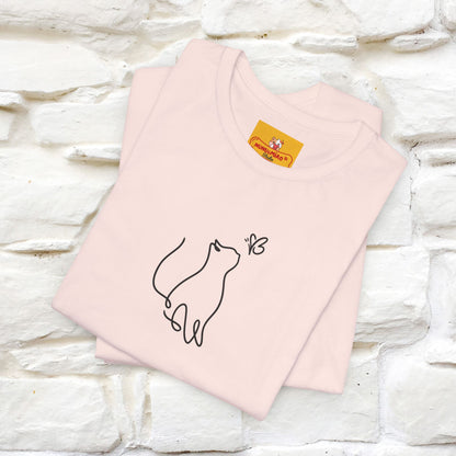 "Let Your Dreams Blossom'' Cat T-Shirt Front and Back Design | Nunu&Miao Studio - Nunu&Miao Studio