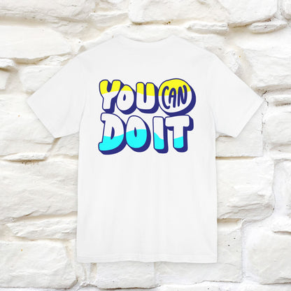 "You Can Do It'' | Front & Back Design | Nunu&Miao Studio - Nunu&Miao Studio