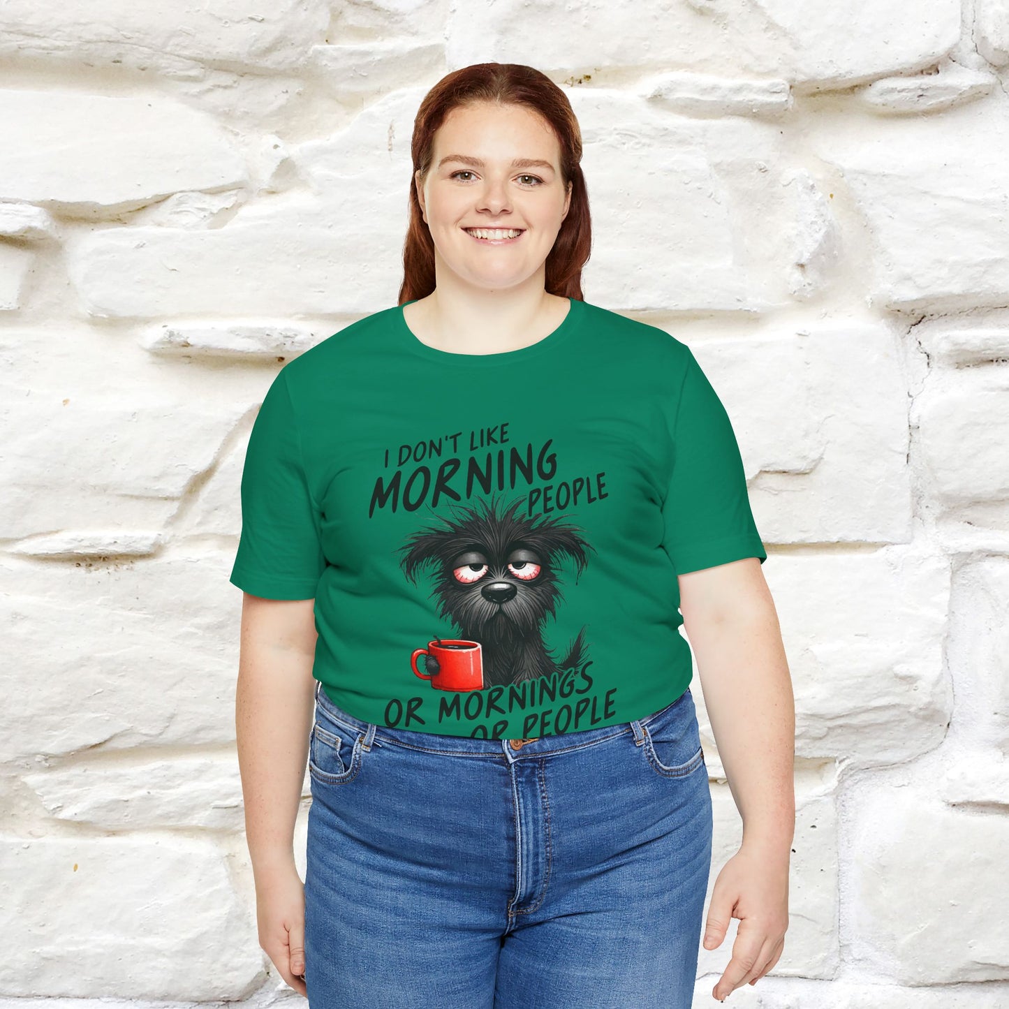 "I Don't Like Morning People..." Funny T-shirt |Nunu&Miao Studio - Nunu&Miao Studio