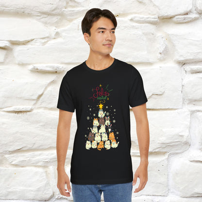 "Feliz Natal" Cat T-shirt|Nunu&Miao Studio - Nunu&Miao Studio