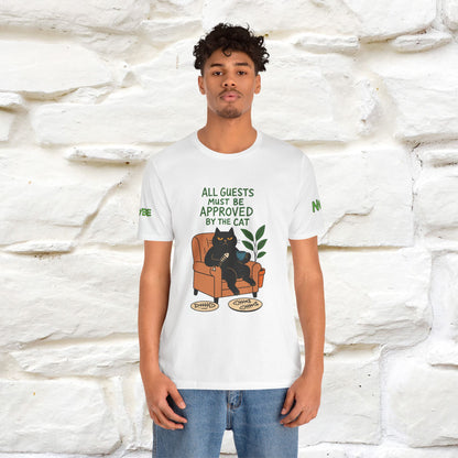"All Guest Must Be Approved By The Cat - NO,MAYBE" Cat T-shirt |Nunu&Miao Studio
