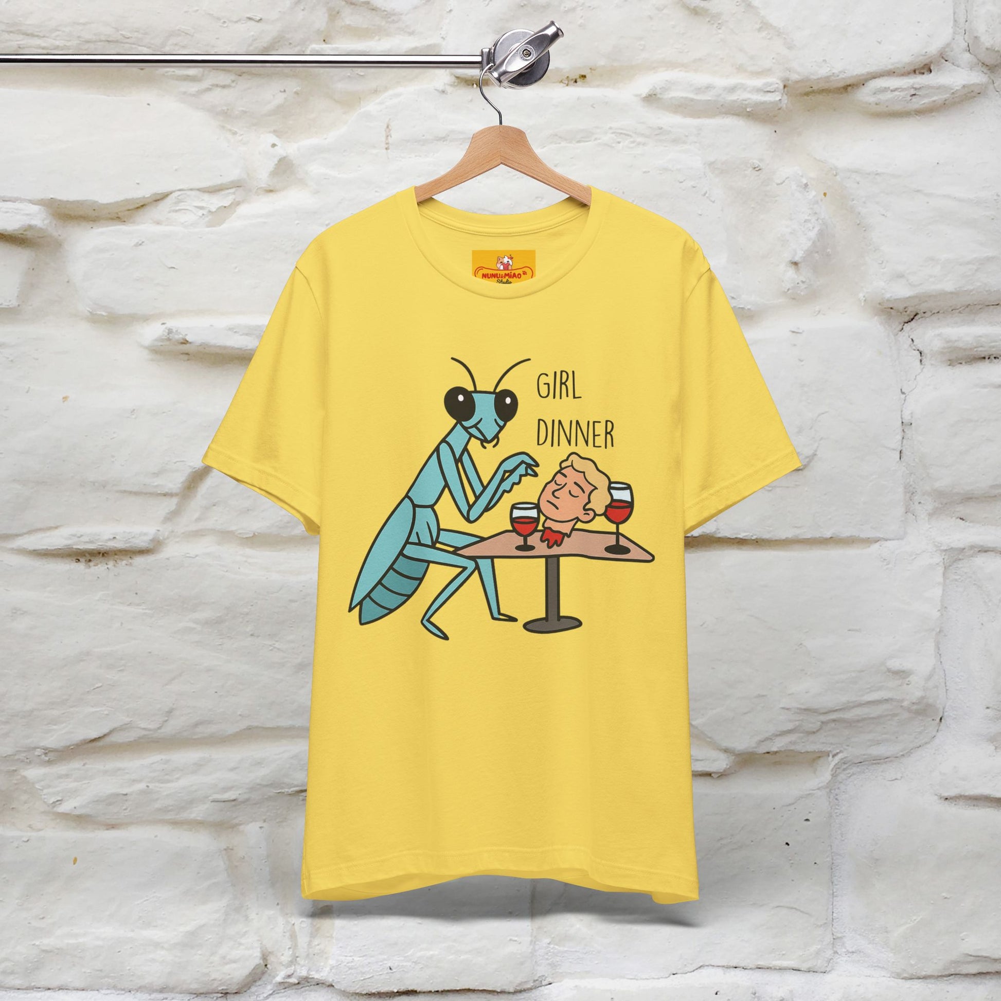 "Girl Dinner" Funny T-shirt |Nunu&Miao Studio - Nunu&Miao Studio