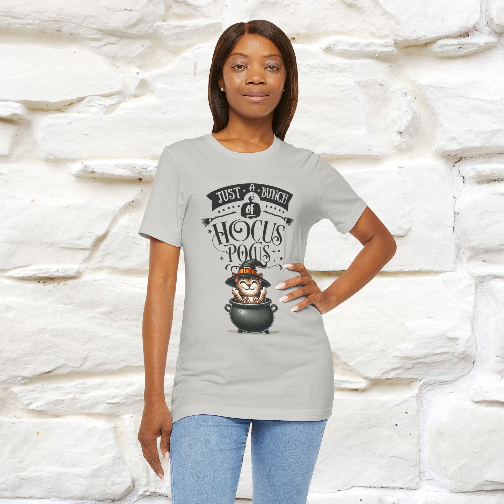 "Just A Bunch Of Hocus Pocus" Cat  T-shirt |Nunu&Miao Studio - Nunu&Miao Studio