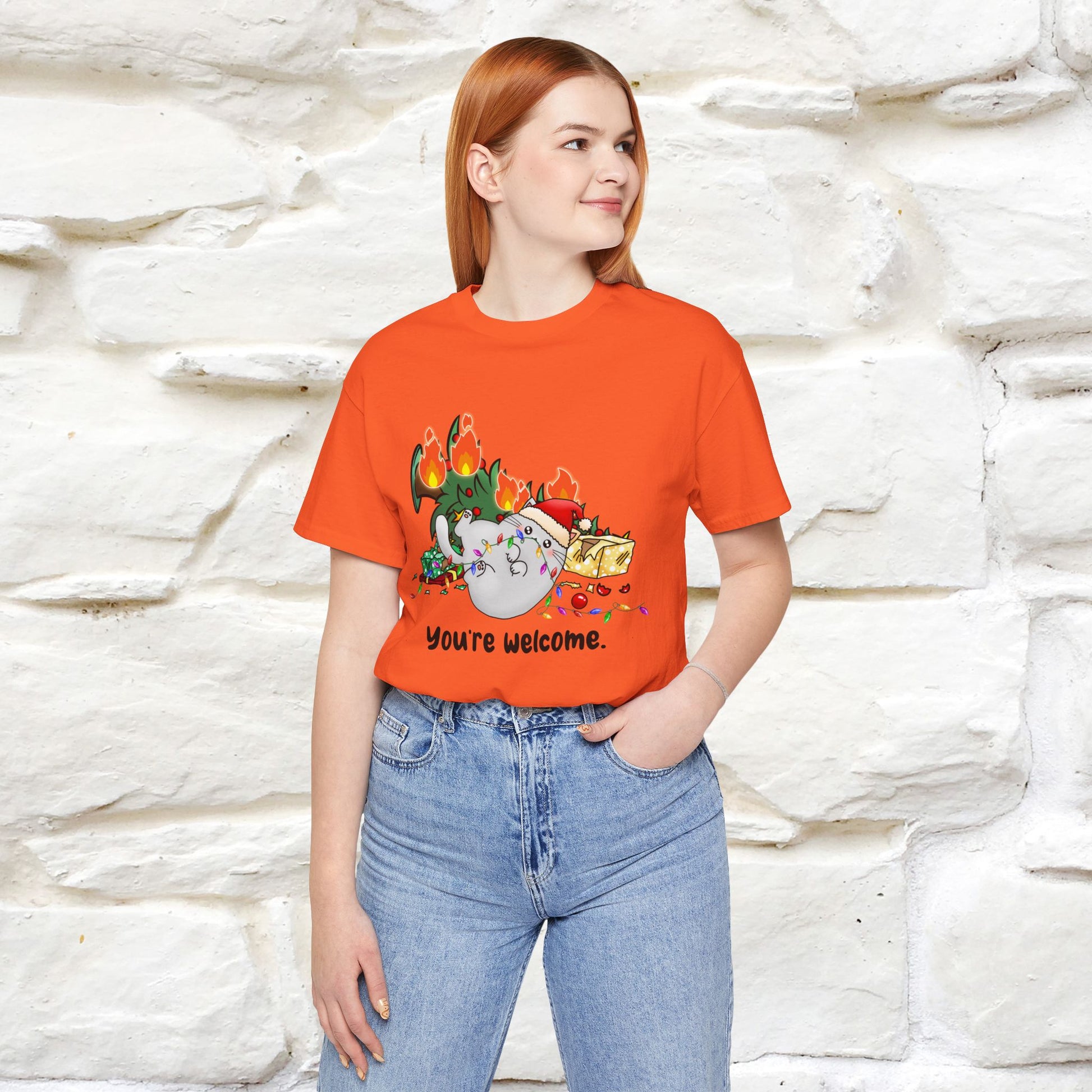 You're Welcome | Sarcastic Cat Christmas Shirt  |Nunu&Miao Studio - Nunu&Miao Studio