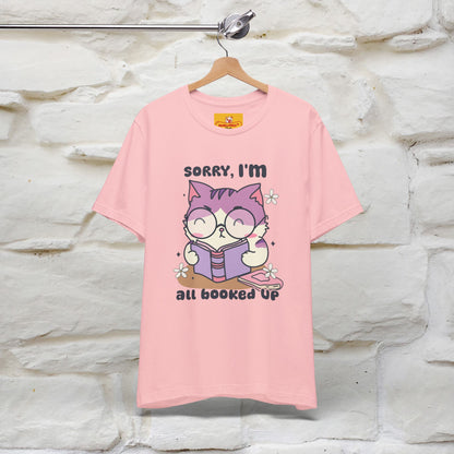 ''Sorry I am All Booked Up| Cute Cat T-Shirt |Nunu&Miao Studio - Nunu&Miao Studio