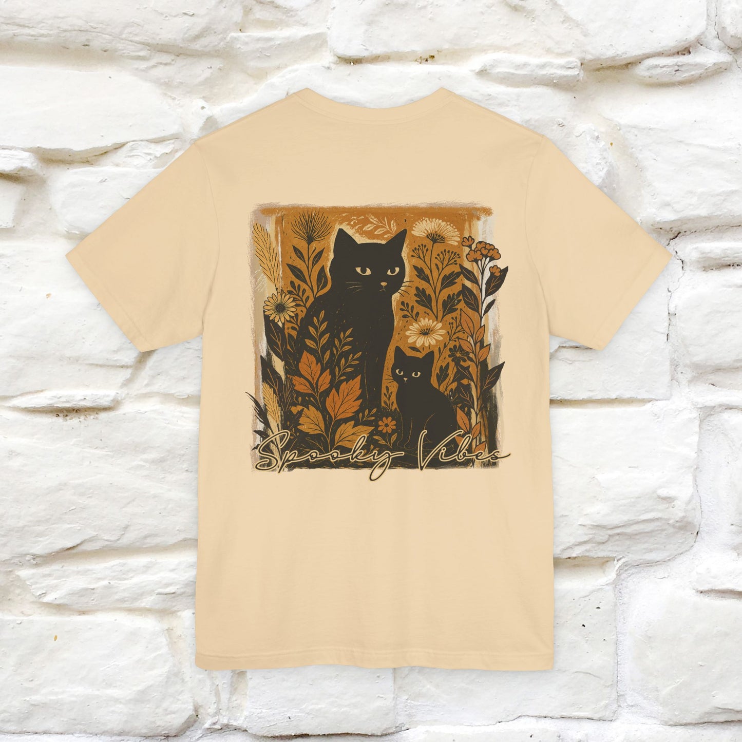 "Spooky Vibes" Cat T-shirt |Nunu&Miao Studio - Nunu&Miao Studio
