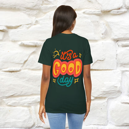 ""It's A Good Day" Cat T-Shirt| Front & Back Design | Nunu&Miao Studio - Nunu&Miao Studio