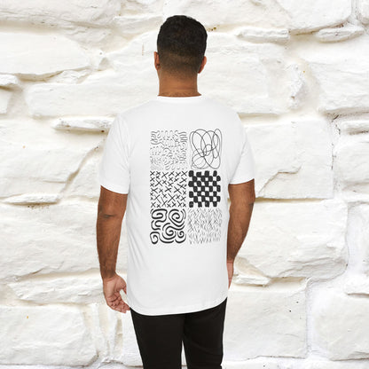 "Black And White'' Cat T-Shirt Front and Back Design | Nunu&Miao Studio - Nunu&Miao Studio