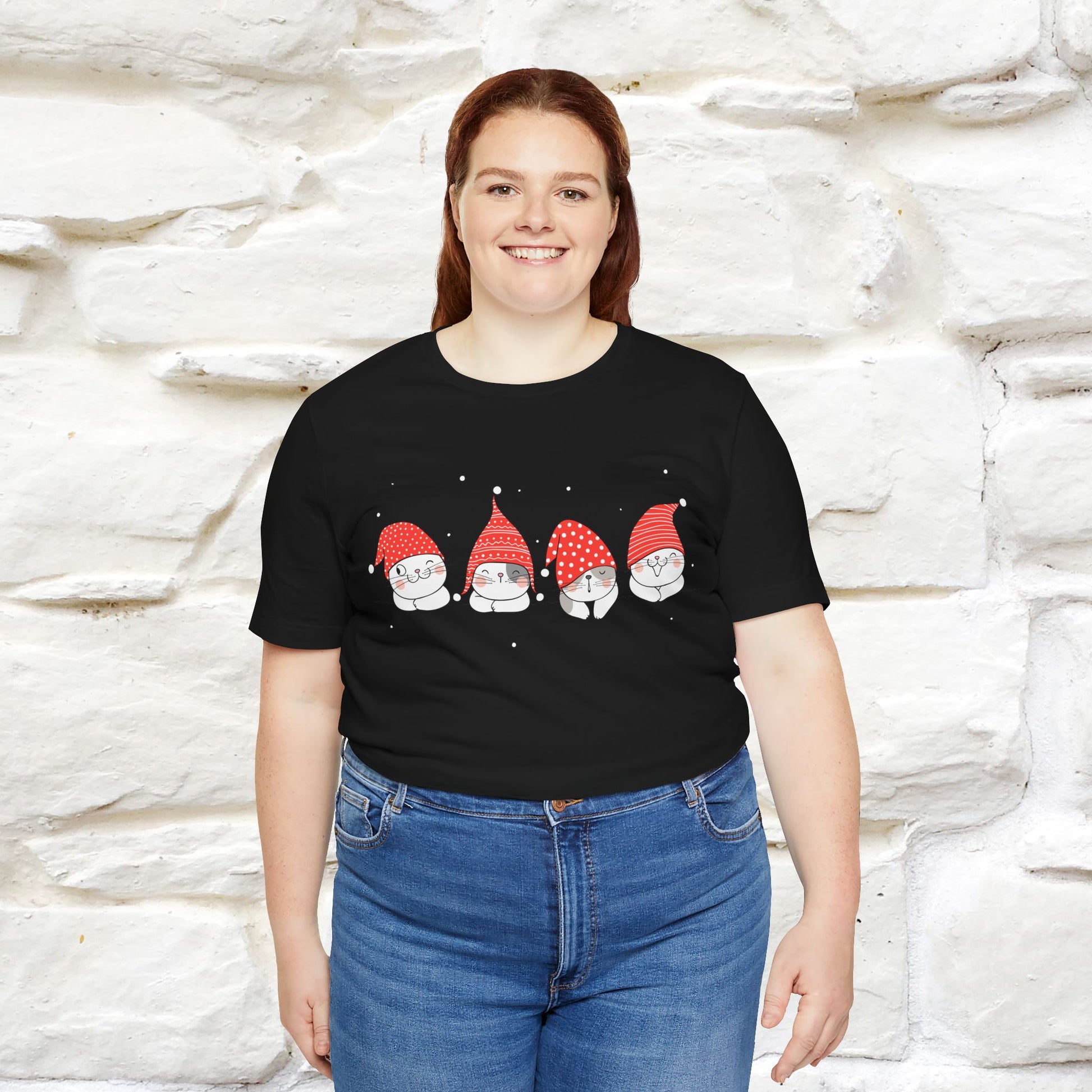''Christmas Cute'' |Cats T-shirt | Nunu&Miao Studio - Nunu&Miao Studio
