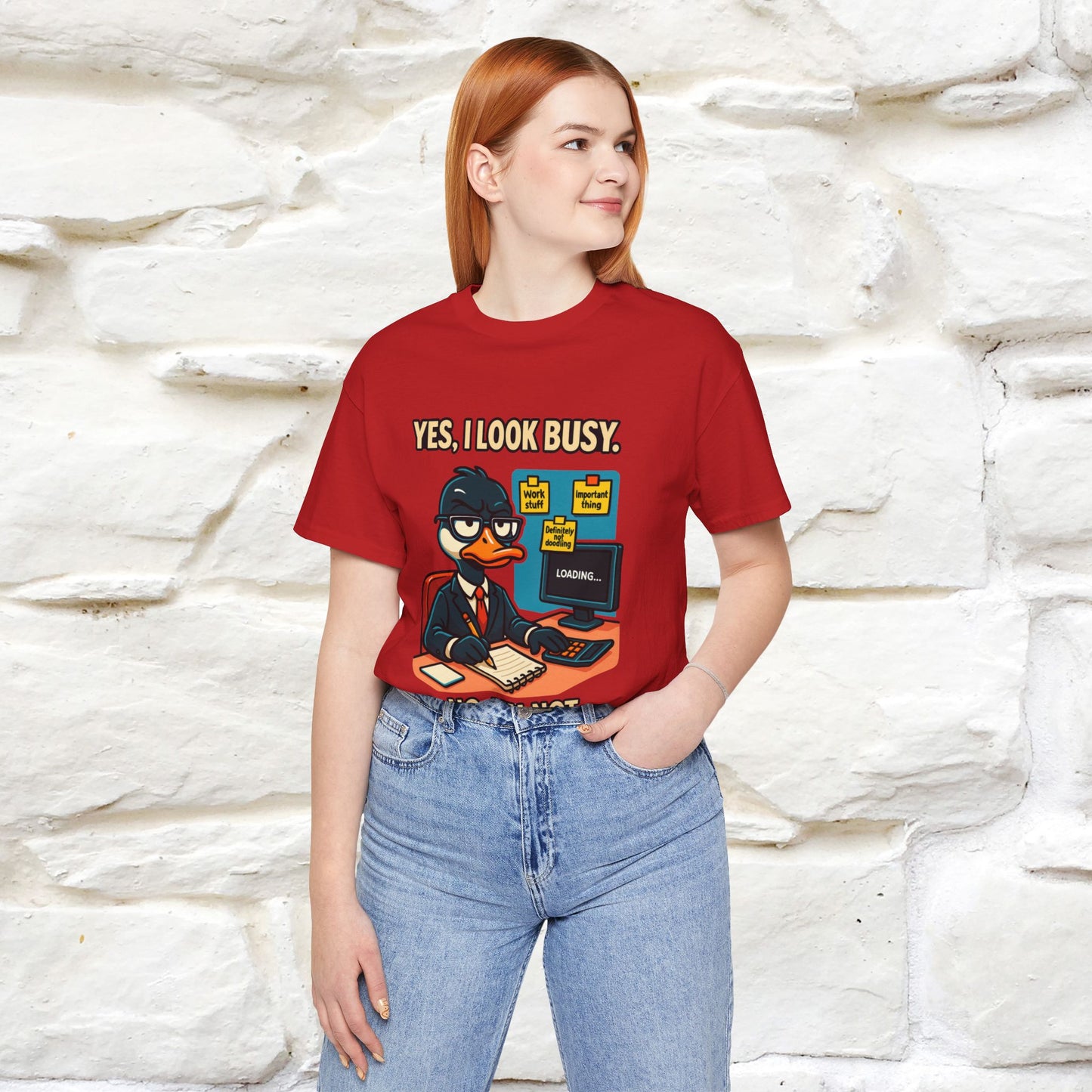 ''Yes, I Look Busy. No I'm Not.''|  Sarcastic Cat T-Shirt | Nunu&Miao Studio