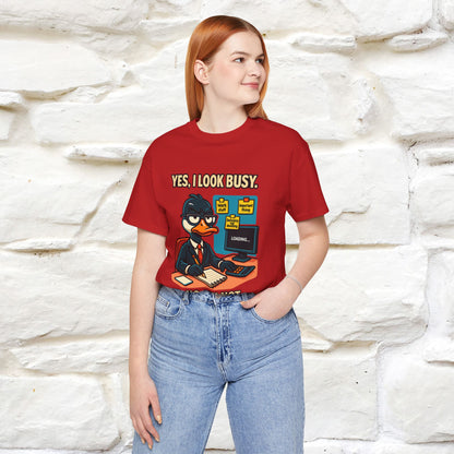 ''Yes, I Look Busy. No I'm Not.''|  Sarcastic Cat T-Shirt | Nunu&Miao Studio