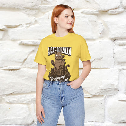 ''A Cat-Godzilla ''| CatT-Shirt | Nunu&Miao Studio - Nunu&Miao Studio