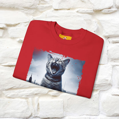 "Catzilla'' |Cat Sweatshirt | Nunu&Miao Studio