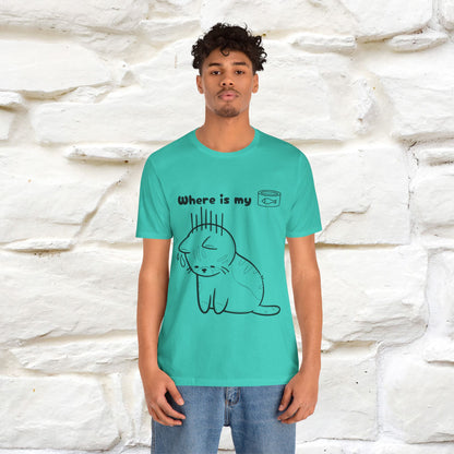 "Where Is My Tuna?" Cat T-Shirt | Nunu&Miao Studio - Nunu&Miao Studio