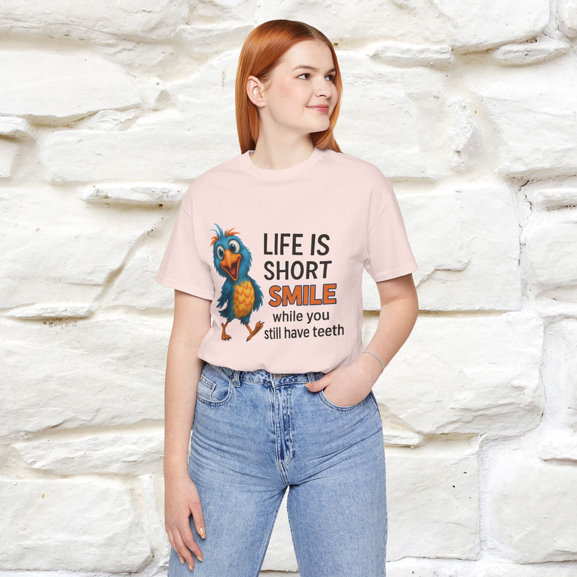 "Life Is Short Smile While ..." |Funny T-Shirt | Nunu&Miao Studio - Nunu&Miao Studio