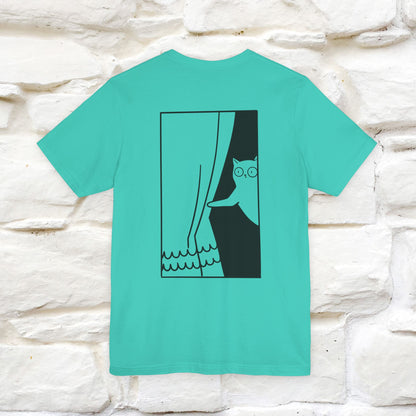 “Don’t trust atoms… they make up everything.” |  Cat T-Shirt | Front & Back Design | Nunu&Miao Studio