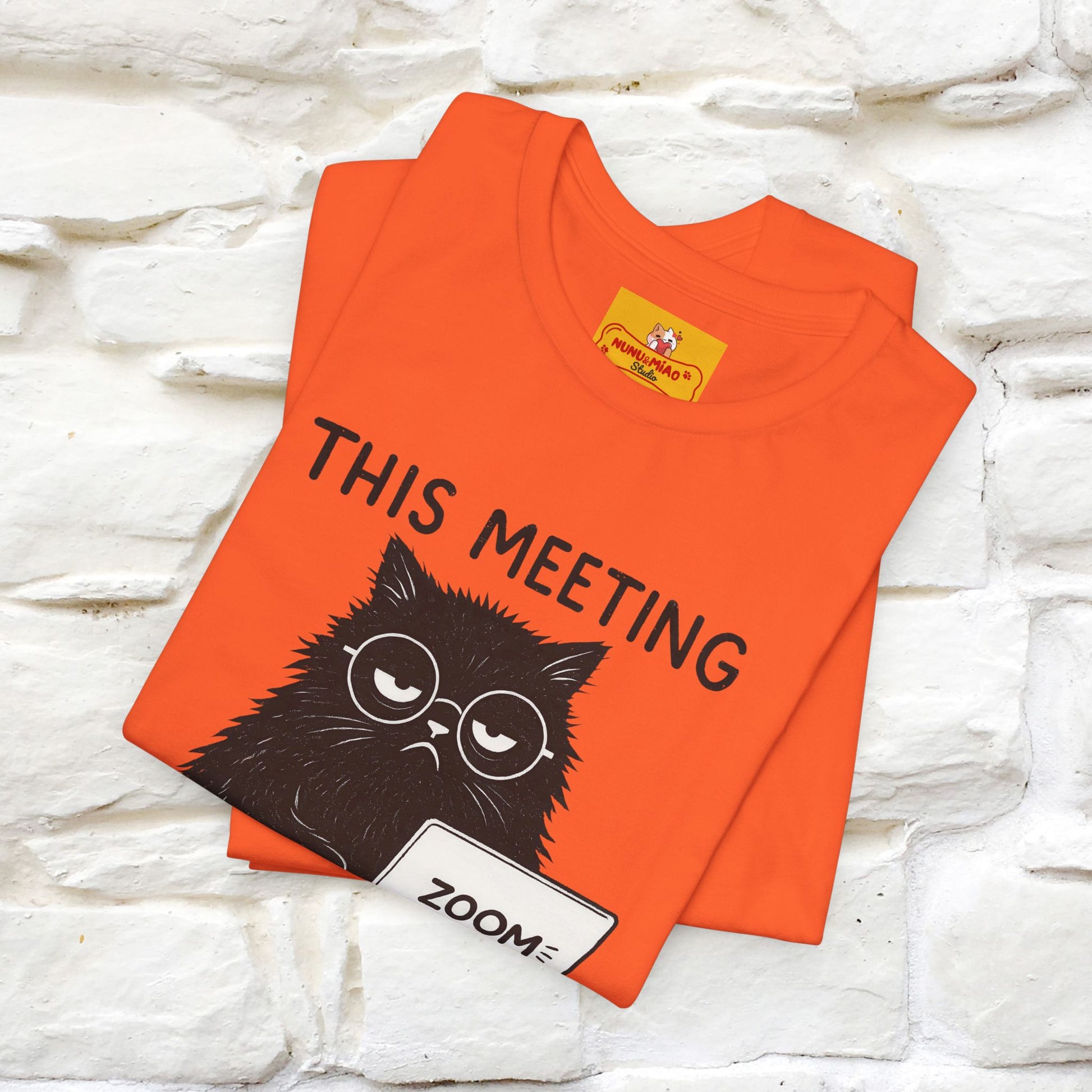 "This Meeting Could've Been a Nap" | Sarcastic Cat T-Shirt | Nunu&Miao Studio - Nunu&Miao Studio
