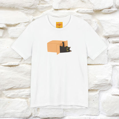 "Think Like There Is No Box" Cat T-Shirt| Front & Back Design | Nunu&Miao Studio - Nunu&Miao Studio