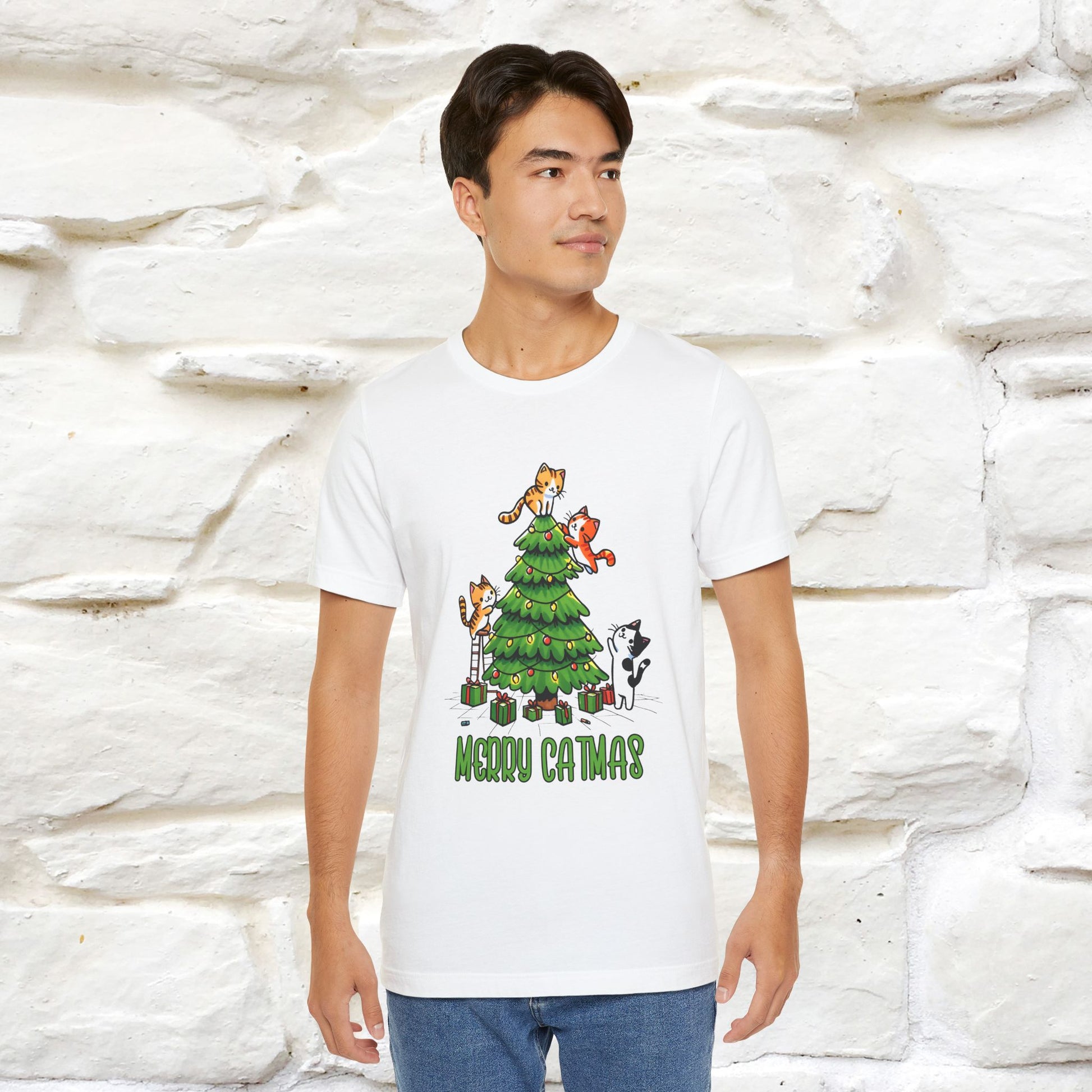''Merry Catmas'' | Cattitude Christmas Tee| Nunu&Miao Studio - Nunu&Miao Studio