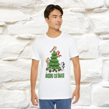 ''Merry Catmas'' | Cattitude Christmas Tee| Nunu&Miao Studio - Nunu&Miao Studio