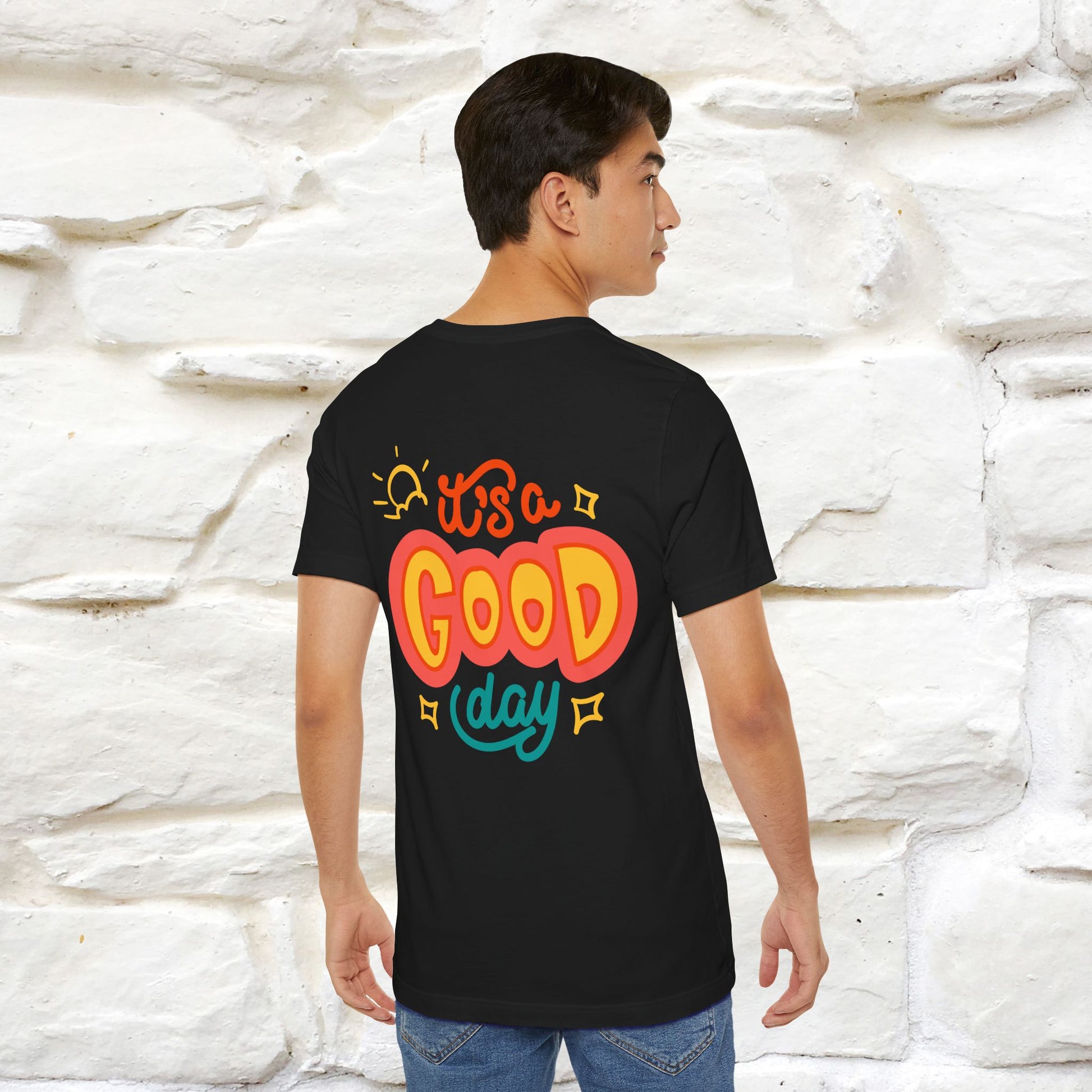 ""It's A Good Day" Cat T-Shirt| Front & Back Design | Nunu&Miao Studio - Nunu&Miao Studio